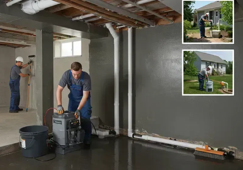 Basement Waterproofing and Flood Prevention process in Shawneetown, IL